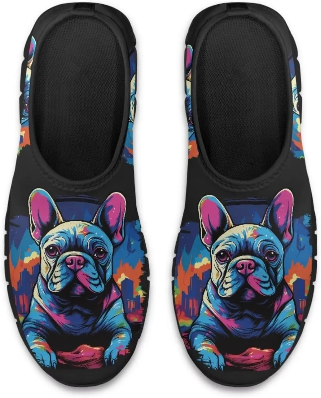 Women's Animals Pattern Sneaker Low Cut Slip on Comfortable Lightweight Walking Anti Slip