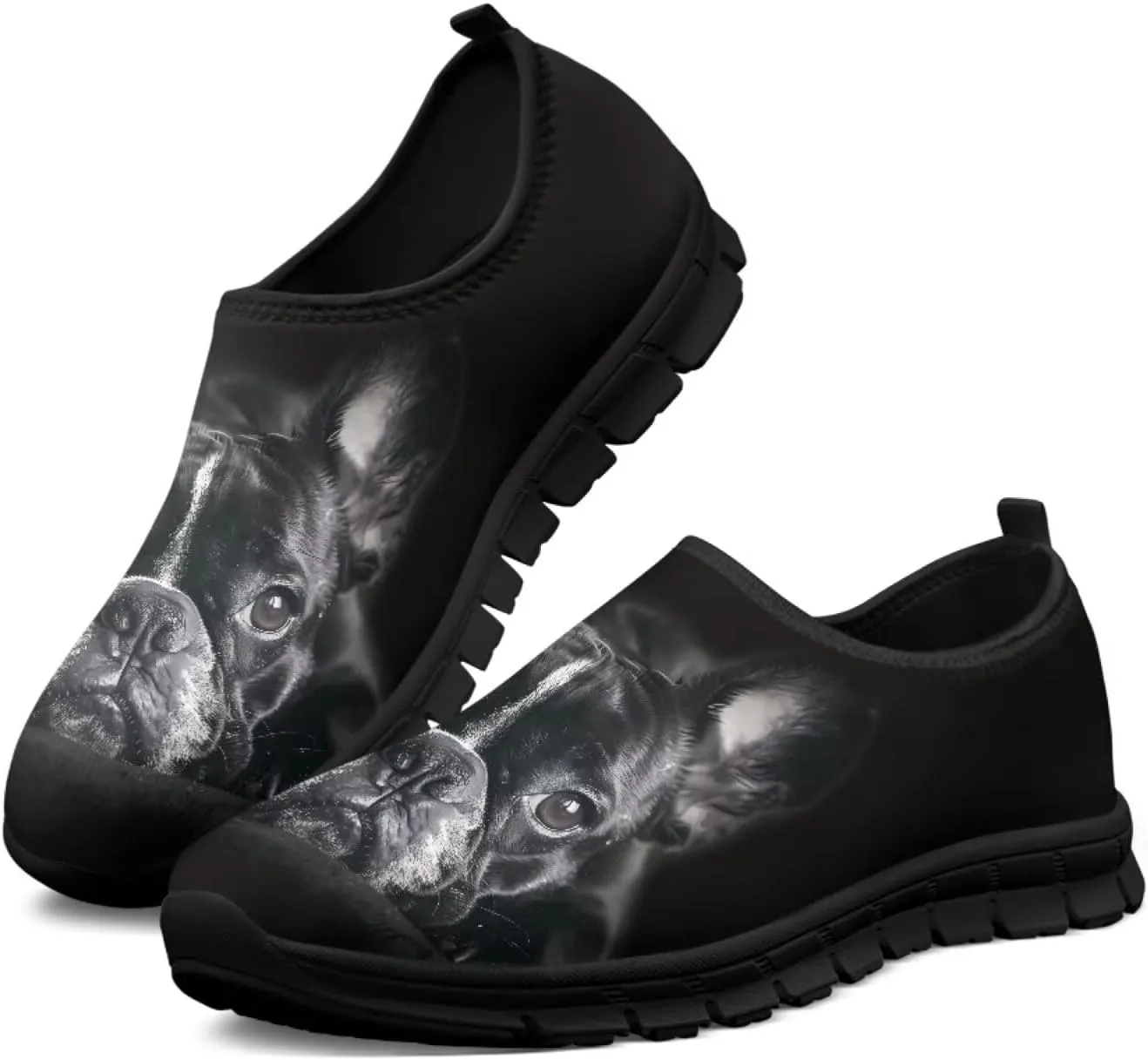 Women's Animals Pattern Sneaker Low Cut Slip on Comfortable Lightweight Walking Anti Slip