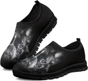 Women's Animals Pattern Sneaker Low Cut Slip on Comfortable Lightweight Walking Anti Slip