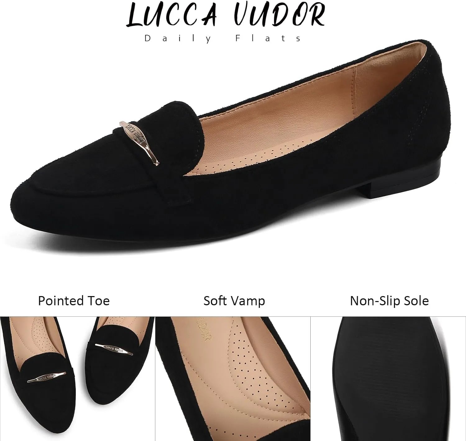 Women's Classic Ballet Flats Casual Comfort Slip On Flats Shoes，Comfortable Slip On，Ballet Shoes，Slip On Casual，Flat Shoes，for Walking,Home, Daily， Driving, Dressy for Women's