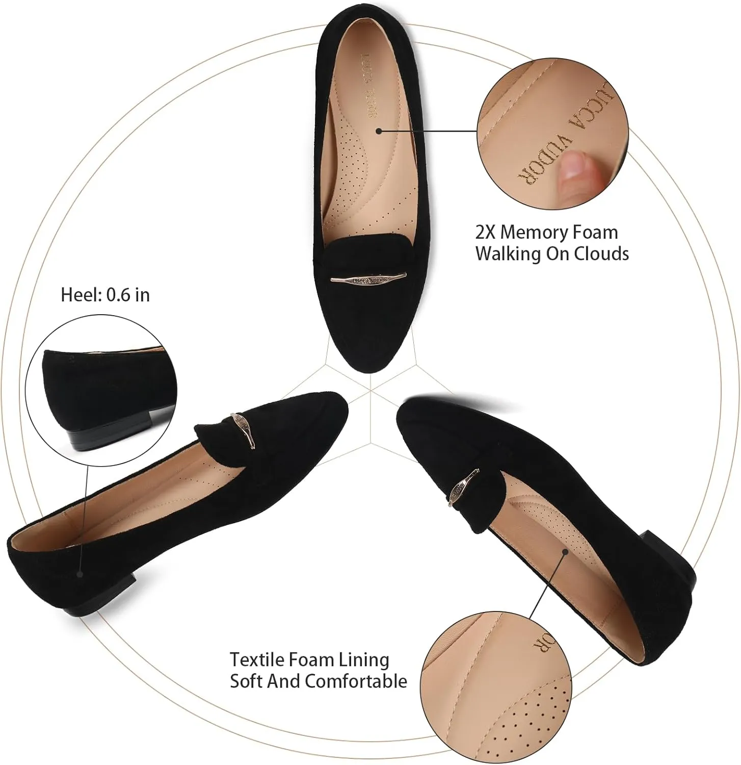 Women's Classic Ballet Flats Casual Comfort Slip On Flats Shoes，Comfortable Slip On，Ballet Shoes，Slip On Casual，Flat Shoes，for Walking,Home, Daily， Driving, Dressy for Women's