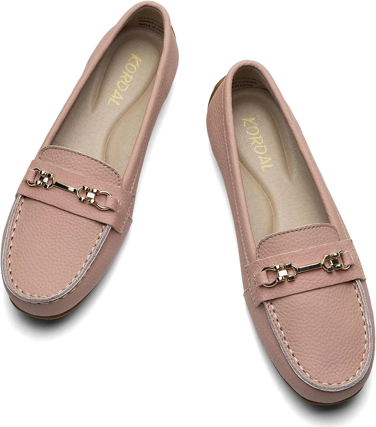 Women's Comfortable & Lightweight Leather Loafers Slip-Ons Driving Mocs Walking Shoes Cute Business Casual Dress Shoes Work Flats for Women