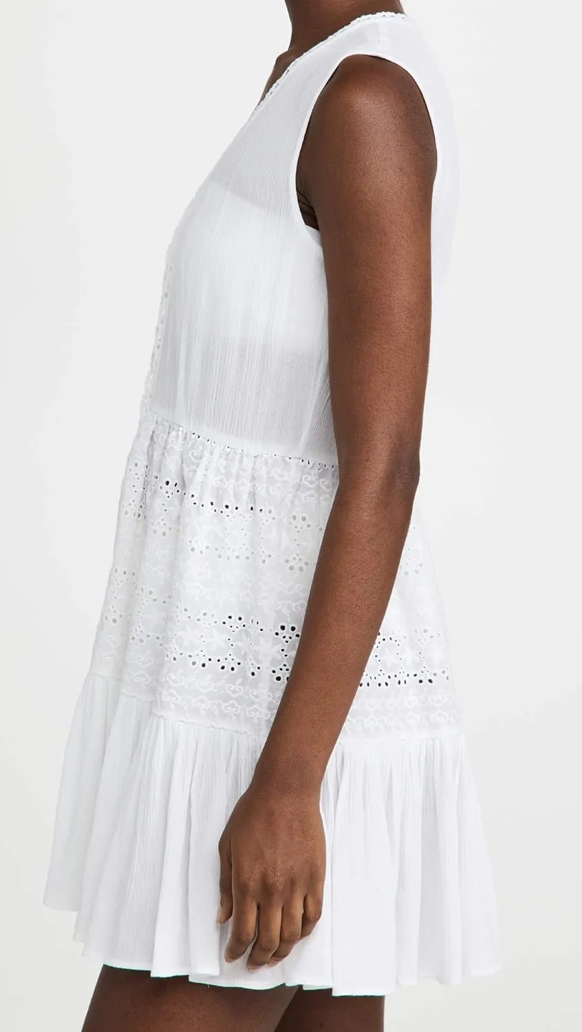 Women's Eyelet Mini Dress