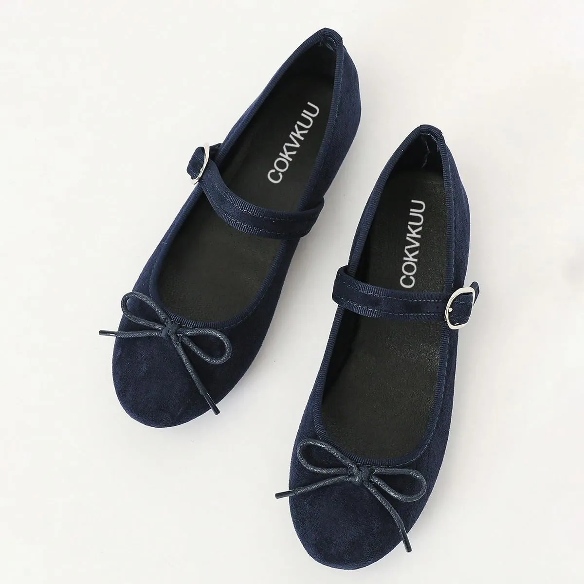 Women's Flat Stylish Mary Jane Shoes with Buckle Ankle Strap