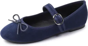 Women's Flat Stylish Mary Jane Shoes with Buckle Ankle Strap