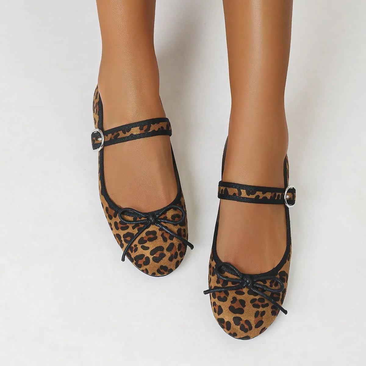Women's Flat Stylish Mary Jane Shoes with Buckle Ankle Strap