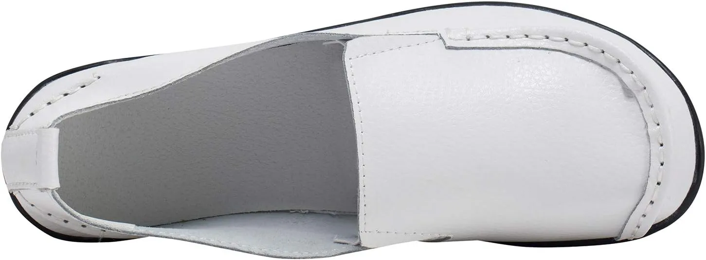 Women's Leather Loafers Comfortable Flat Shoes