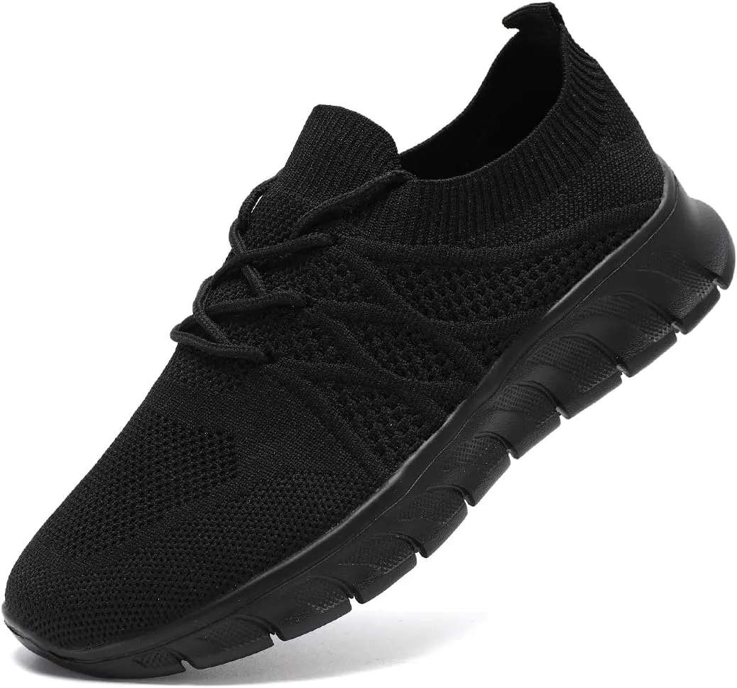 Womens Running Shoes Walking Tennis Sneakers Casual Slip on Breathable Lightweight Comfortable Fashion Athletic Sports Gym Trainers