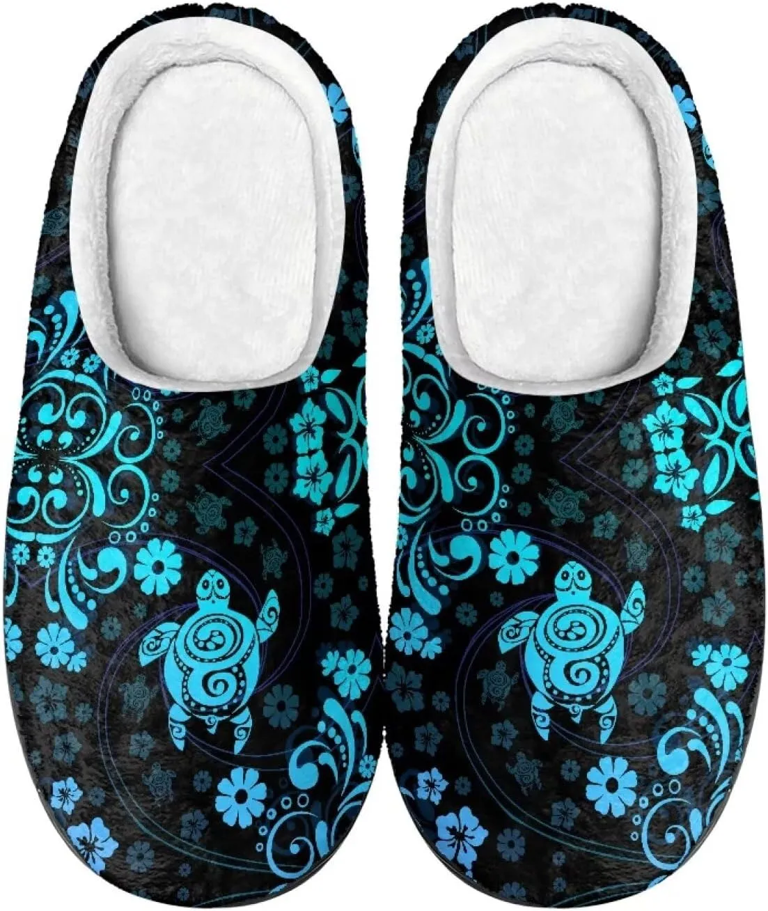 Womens Slippers Comfortable Non-slip Warm Fuzzy Slippers