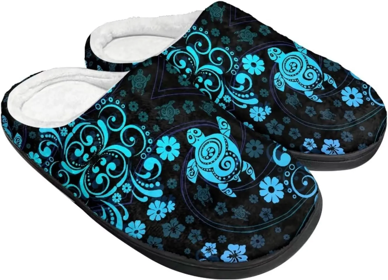 Womens Slippers Comfortable Non-slip Warm Fuzzy Slippers