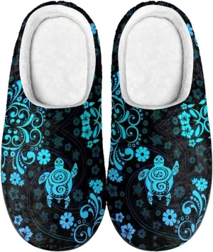 Womens Slippers Comfortable Non-slip Warm Fuzzy Slippers