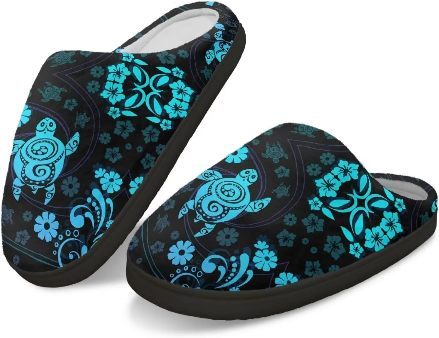 Womens Slippers Comfortable Non-slip Warm Fuzzy Slippers