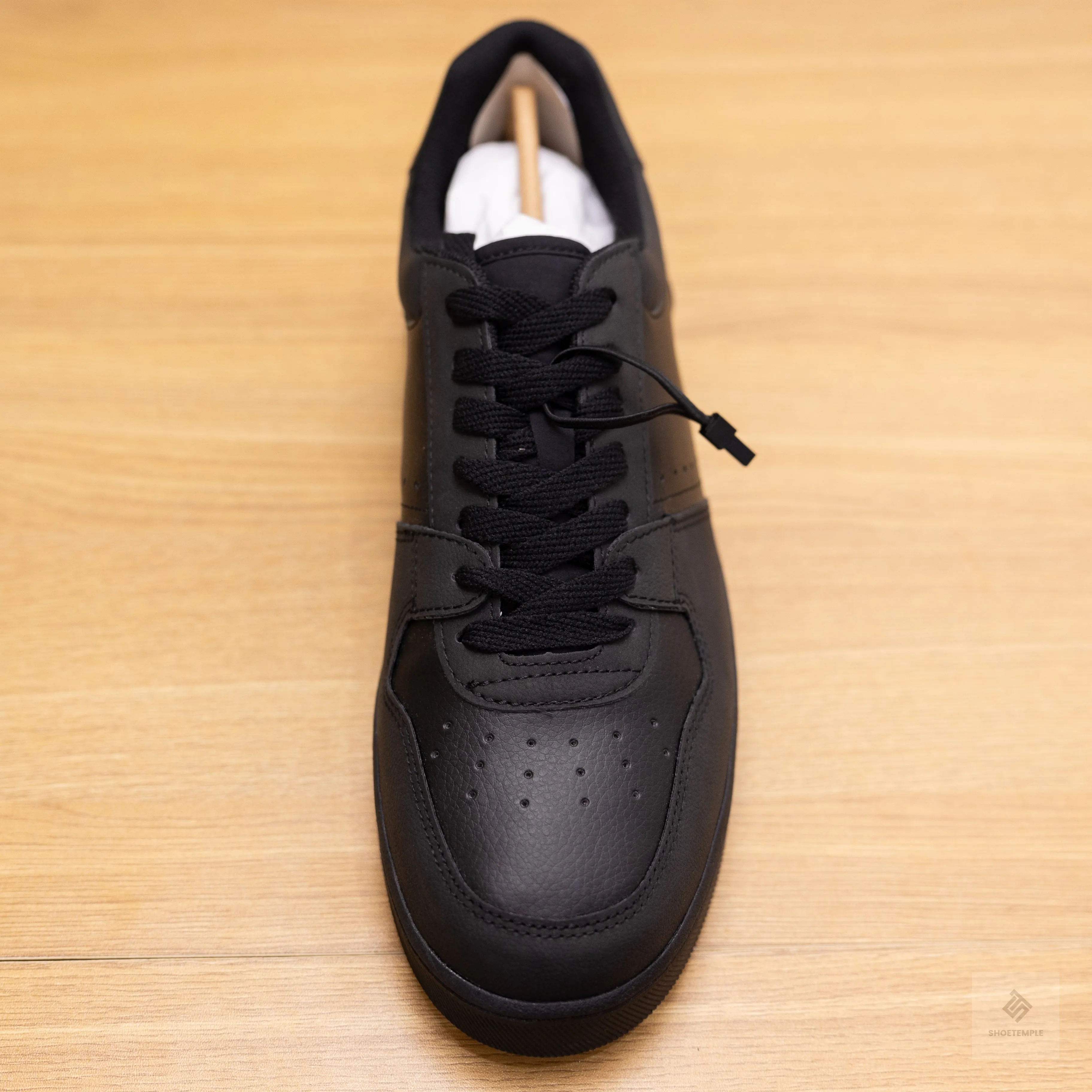 Zara All Black Leather Sneaker