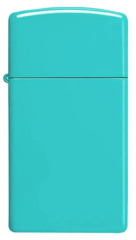 Zippo Lighter - Slim Flat Turquoise